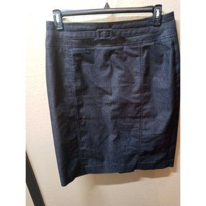 Classiqu esentier black jean skirt size 14